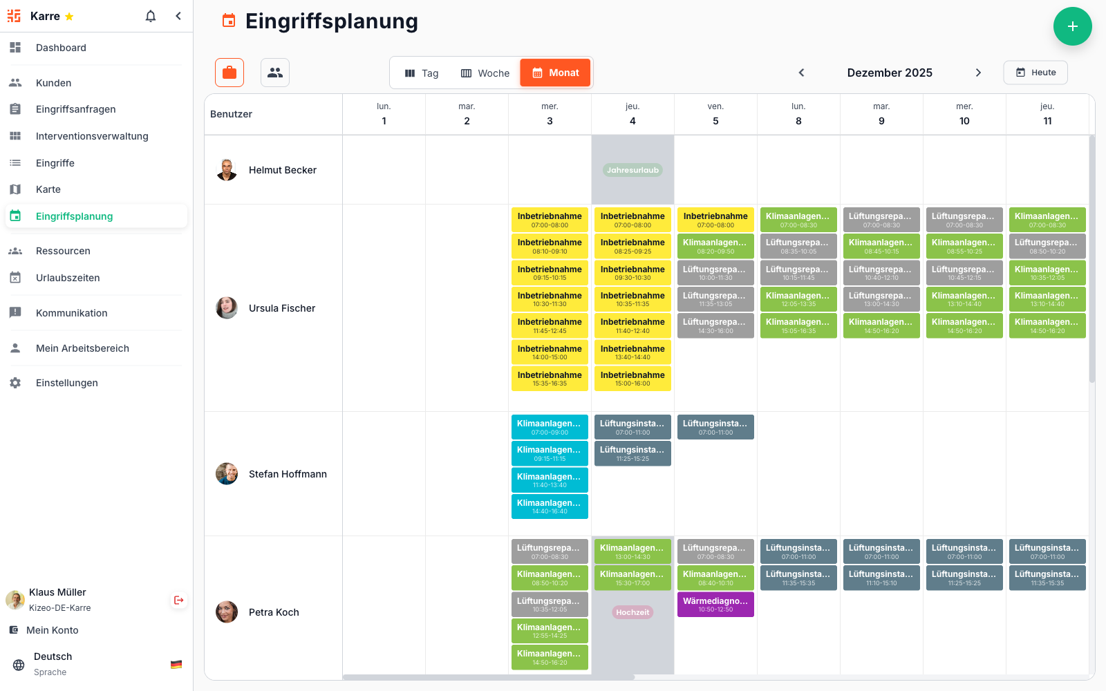 Planning Dashboard